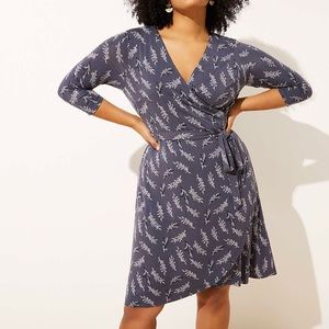 NWOT LOFT Plus Sz 22 Wrap Dress